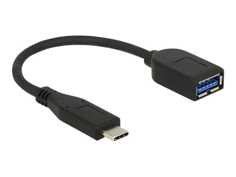 Delock Premium - USB-Adapter - USB Typ A (W) zu 24 pin USB-C (M) - USB 3.1 Gen 2 - 10 cm - Schwarz