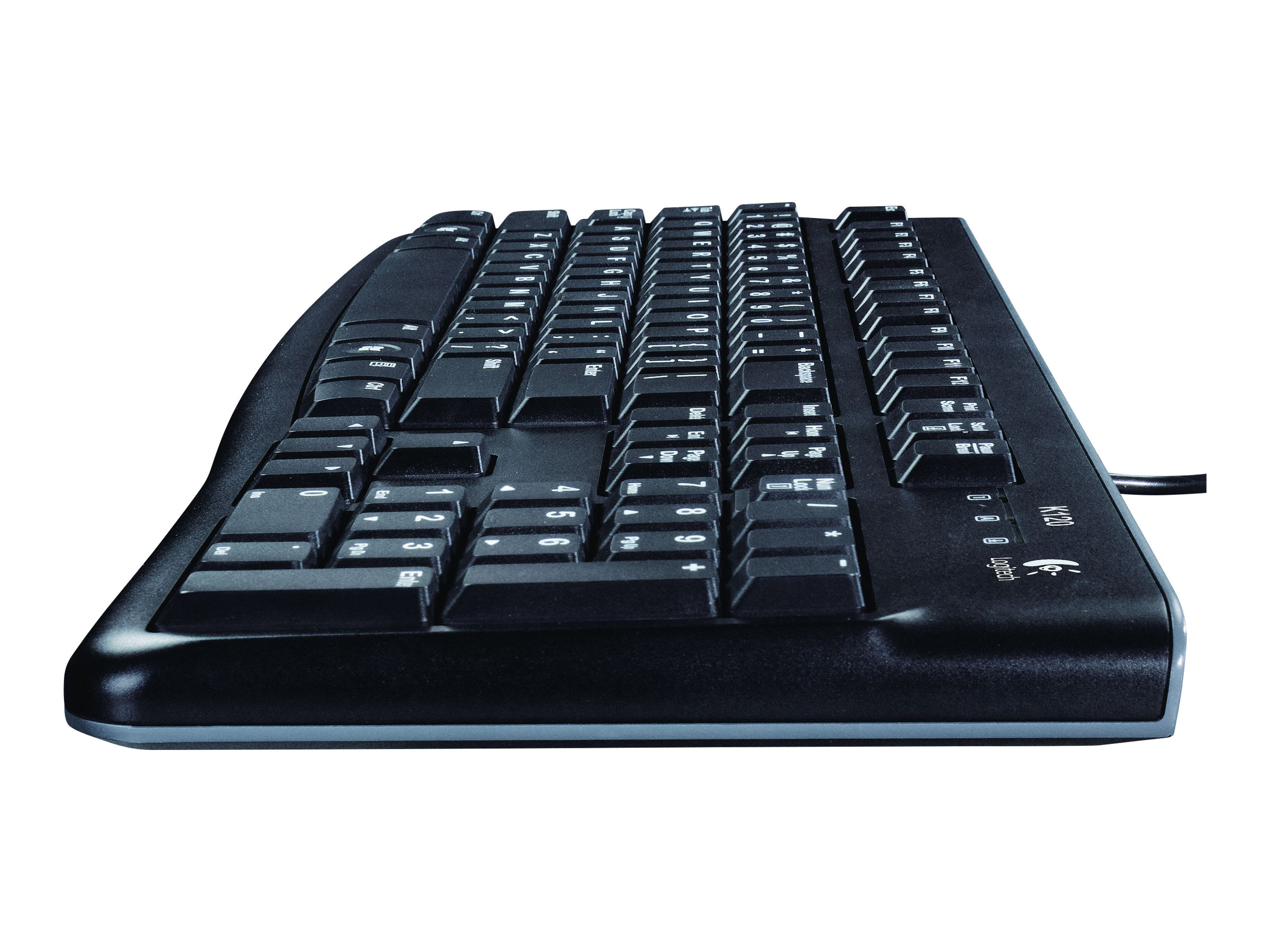 Logitech K120 - Tastatur - USB - Italienisch - Schwarz - OEM