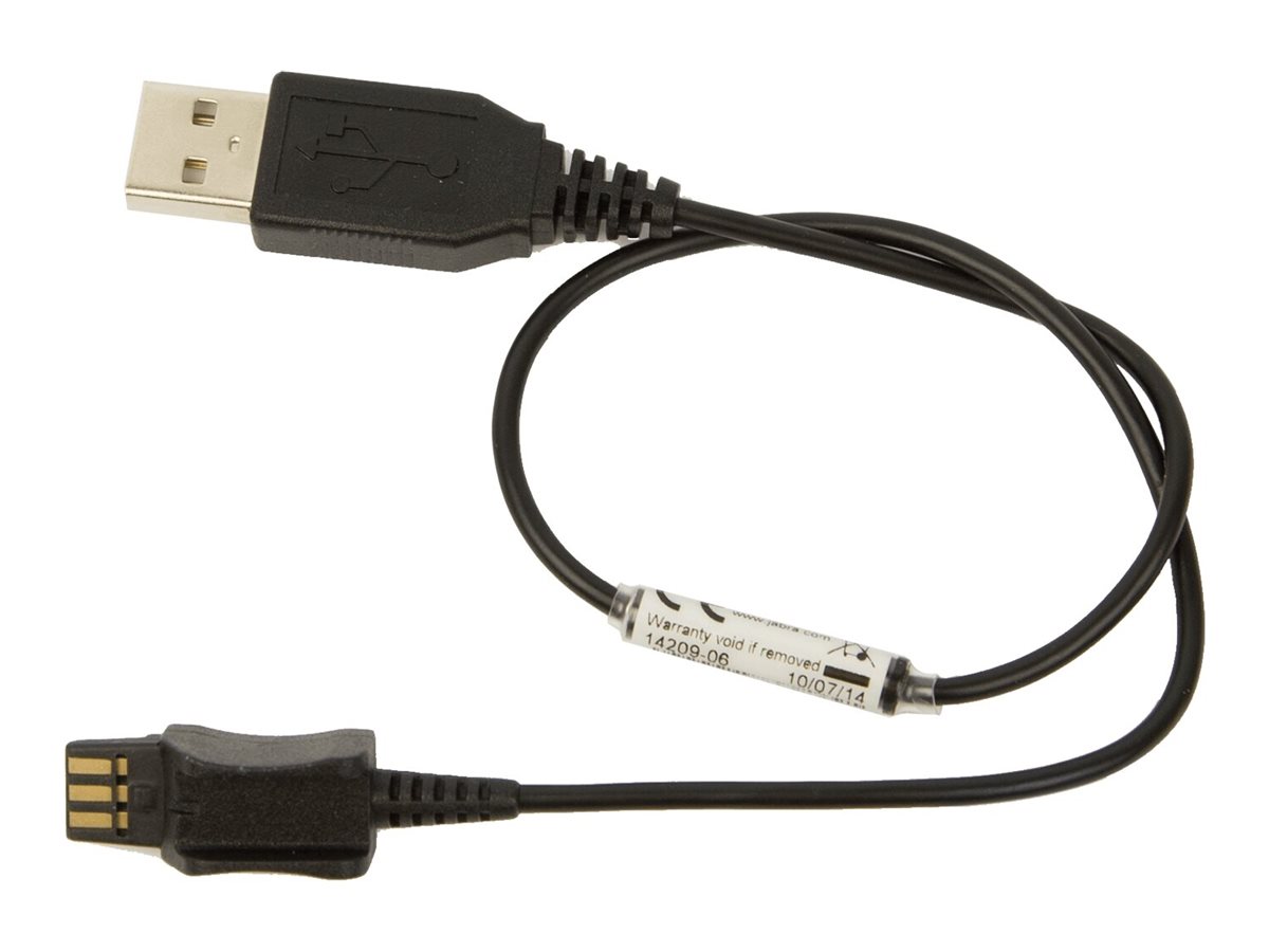 Jabra - Headsetadapter - Quick Disconnect mnnlich zu USB mnnlich - fr PRO 925, 935