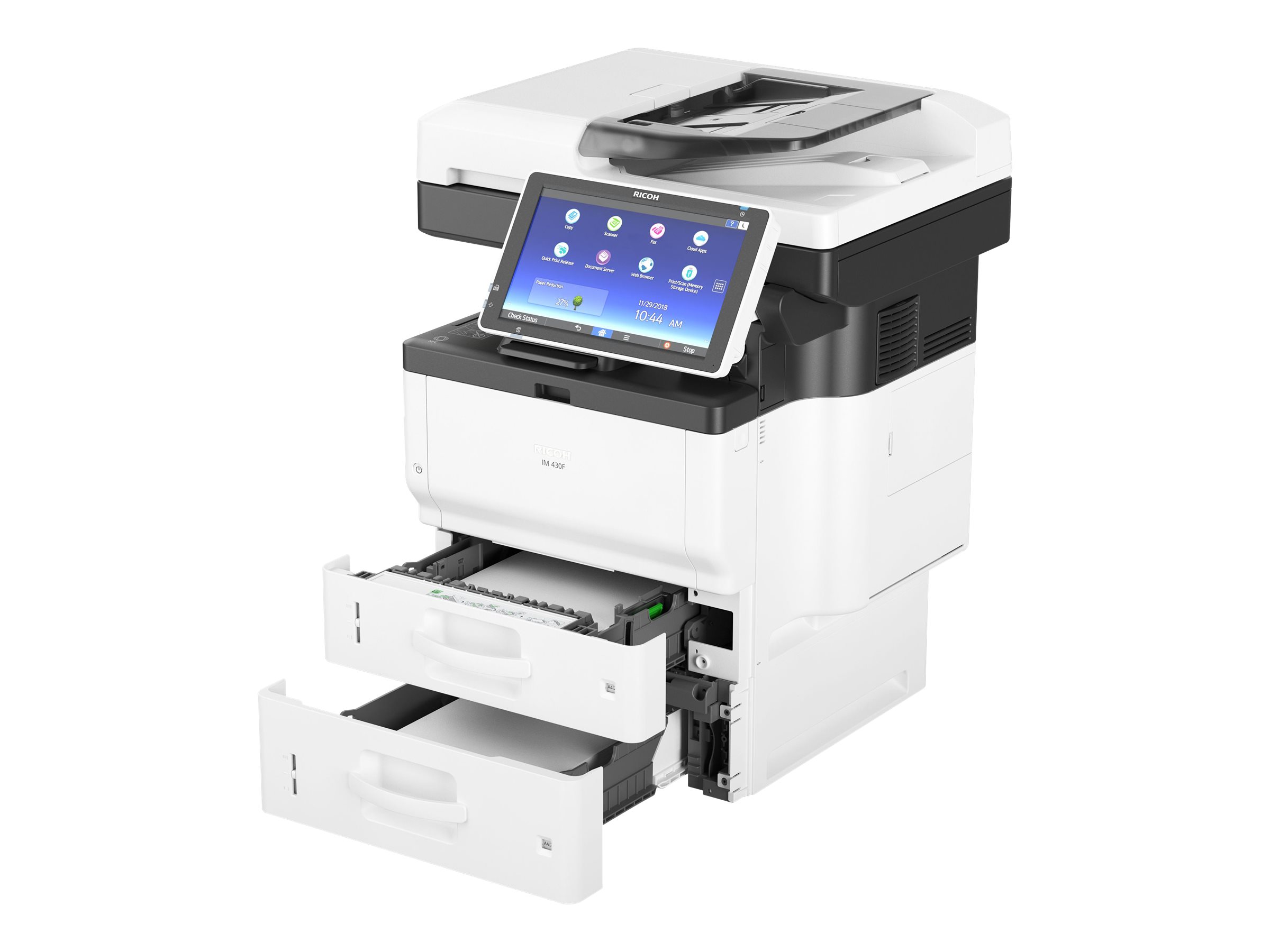 Ricoh IM 350 - Multifunktionsdrucker - s/w - Laser - A4 (Medien) - bis zu 35 Seiten/Min. (Kopieren)