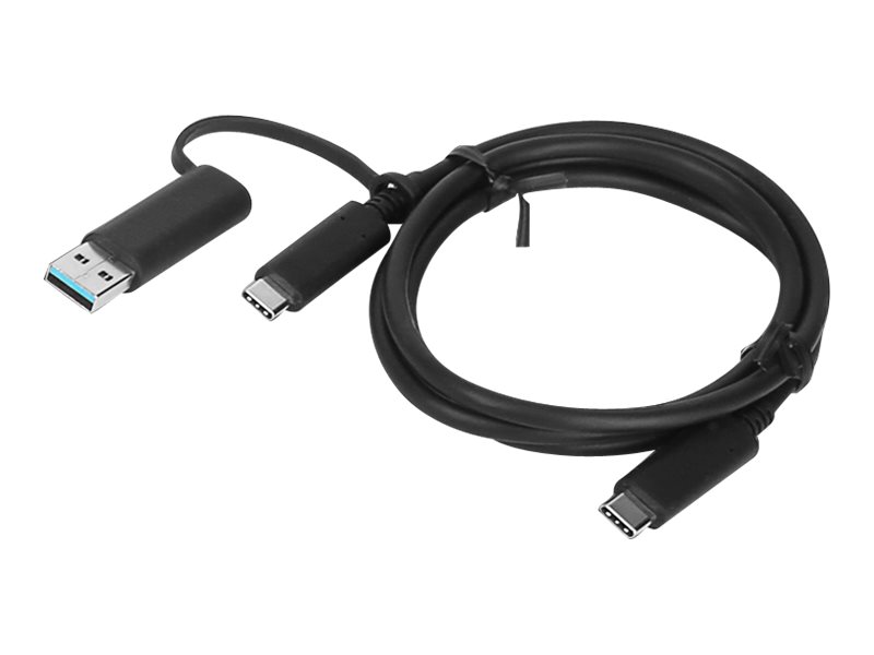 Lenovo - USB-Kabel - 24 pin USB-C (M) zu 24 pin USB-C (M) - 20 V - 5 A - 1 m