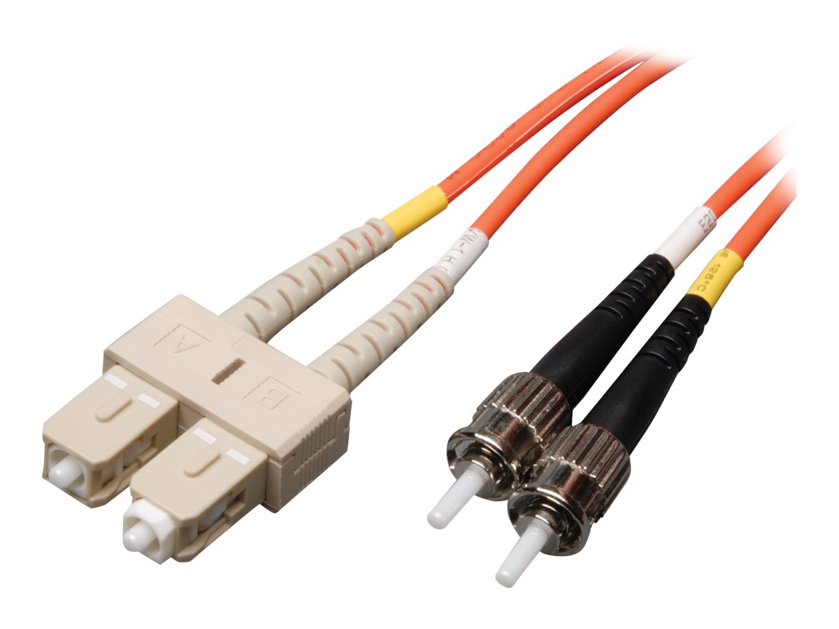 Eaton Tripp Lite Series Duplex Multimode 62.5/125 Fiber Patch Cable (SC/ST), 3M (10 ft.) - Netzwerkkabel - SC multi-mode (M) zu 