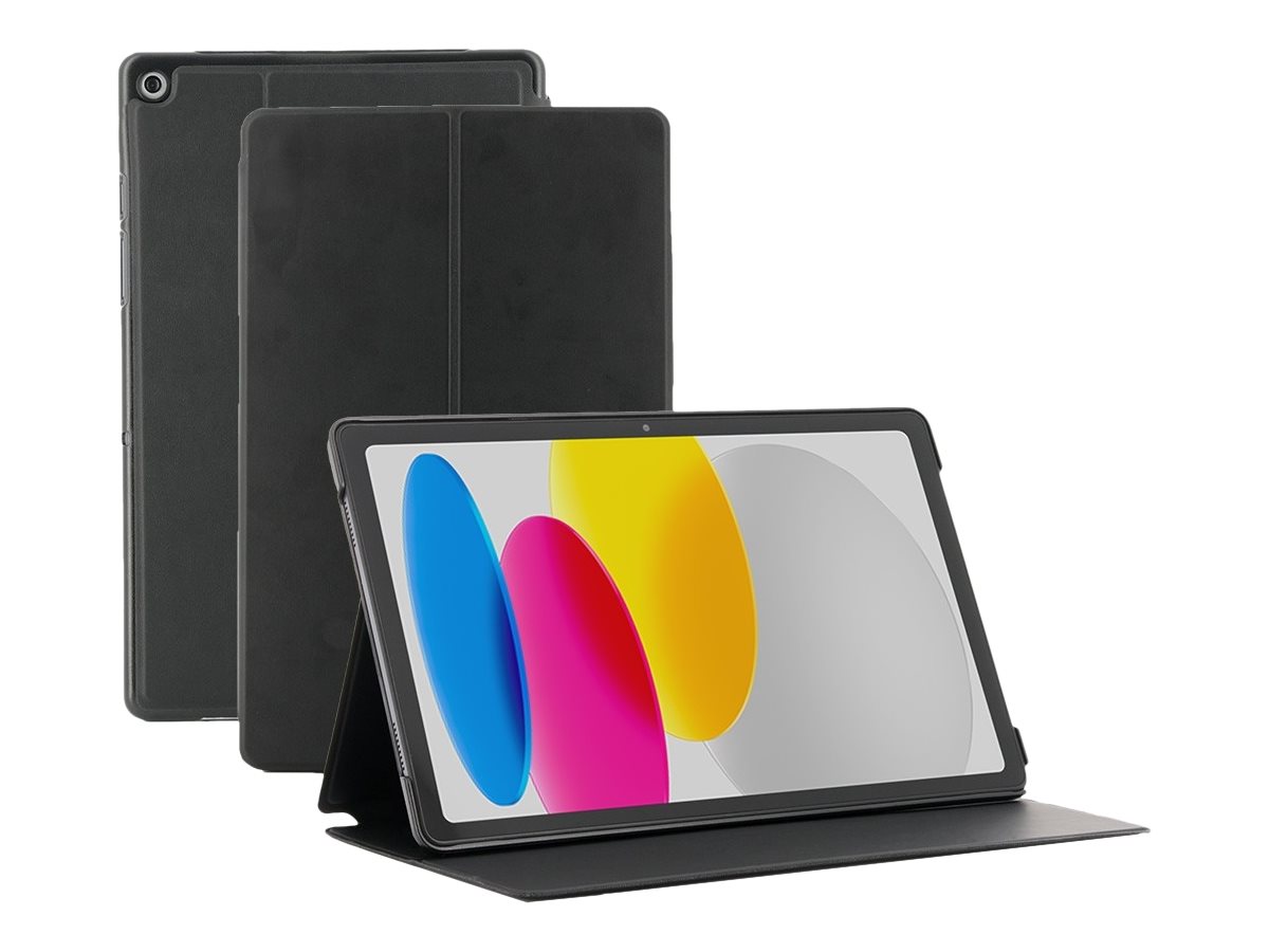 Mobilis RE.LIFE - Flip-Hlle fr Tablet - mit Klappe - weiches Leder - Schwarz - Eco-Design