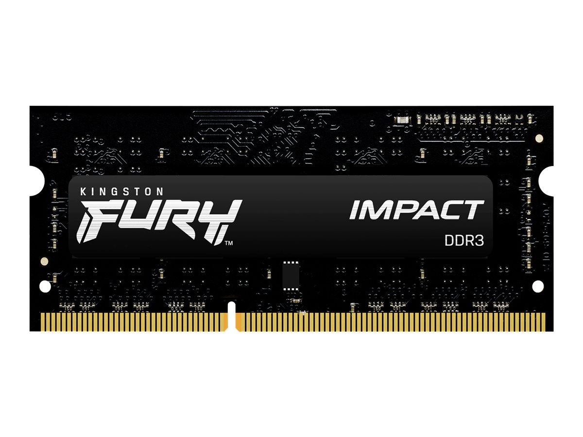 Kingston FURY Impact - DDR3L - Kit - 8 GB: 2 x 4 GB - SO DIMM 204-PIN - 1866 MHz / PC3L-14900