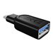 ICY BOX IB-CB003 - USB-Adapter - USB Typ A (W) zu 24 pin USB-C (M) - Schwarz