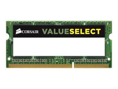 CORSAIR Value Select - DDR3 - Modul - 4 GB - SO DIMM 204-PIN - 1600 MHz / PC3-12800
