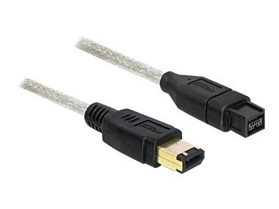Delock - IEEE 1394-Kabel - FireWire 800 (M) zu FireWire, 6-polig (M) - 1 m