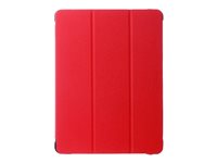 OtterBox React Series - Flip-Hlle fr Tablet - Schwarz, Rot - fr Apple 10.2-inch iPad (7. Generation, 8. Generation, 9. Genera