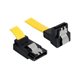 Delock Cable SATA - SATA-Kabel - Serial ATA 150/300/600 - SATA (W) zu SATA (W) - 50 cm - nach unten gewinkelter Stecker, eingera