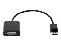 HP DisplayPort to DVI Adapter - DisplayPort-Adapter - DisplayPort (M) zu DVI-D (W) - Schwarz - fr ProBook 64X G4, 650 G4, 650 G