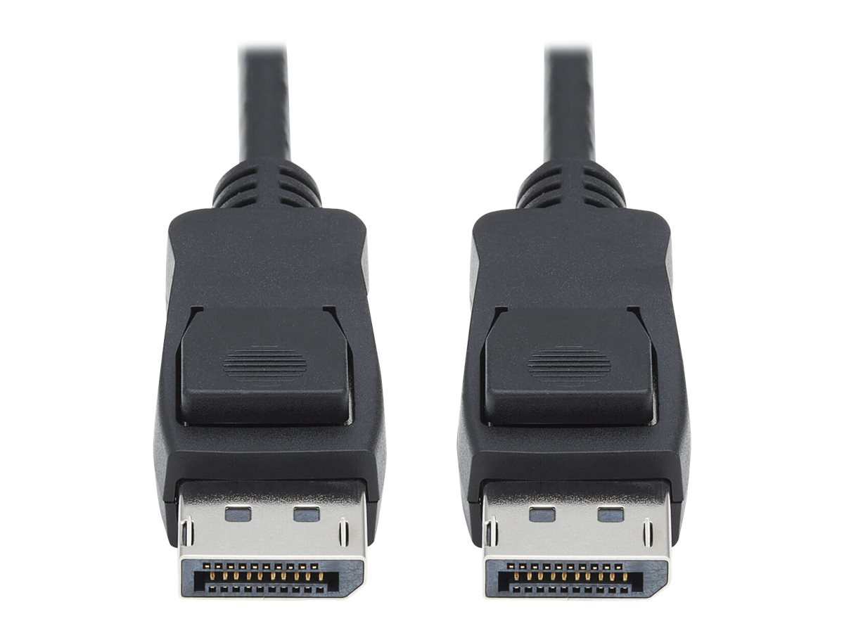 Eaton Tripp Lite Series DisplayPort 1.4 Cable with Latching Connectors, 8K (M/M), Black, 6 ft. (1.8m) - DisplayPort-Kabel - Disp