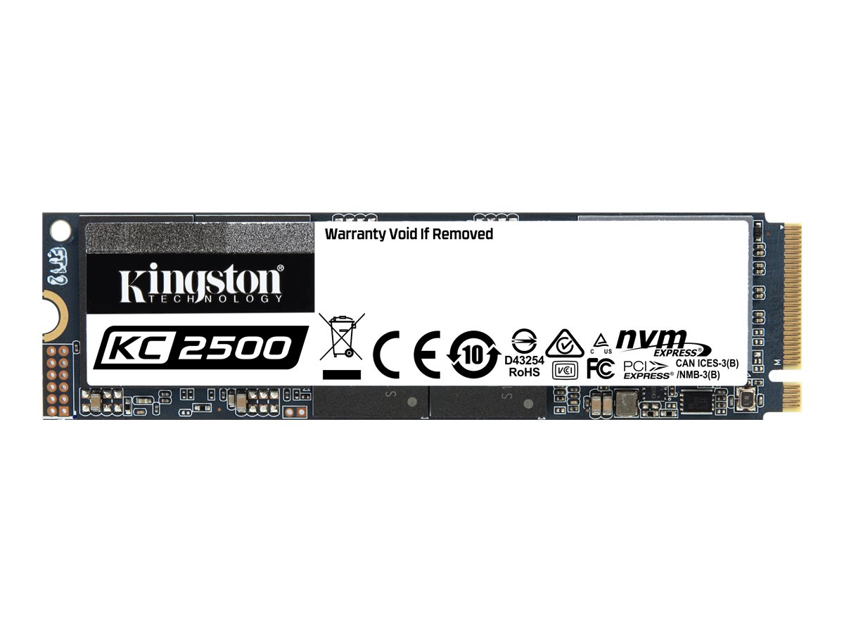 Kingston KC2500 - SSD - verschlüsselt - 1 TB - intern - M.2 2280