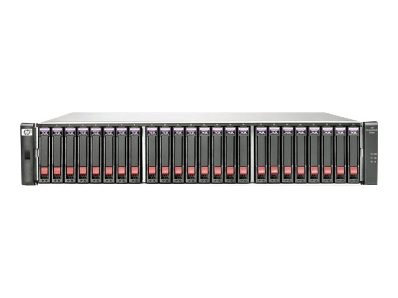 HPE StorageWorks Modular Smart Array P2000 G3 SAS Dual Controller SFF Array - Festplatten-Array - 24 Schchte (SATA-300 / SAS-2)