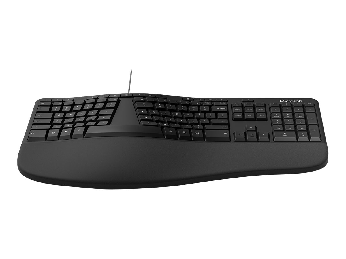 Microsoft Ergonomic Keyboard - Tastatur - USB - Deutsch - Schwarz