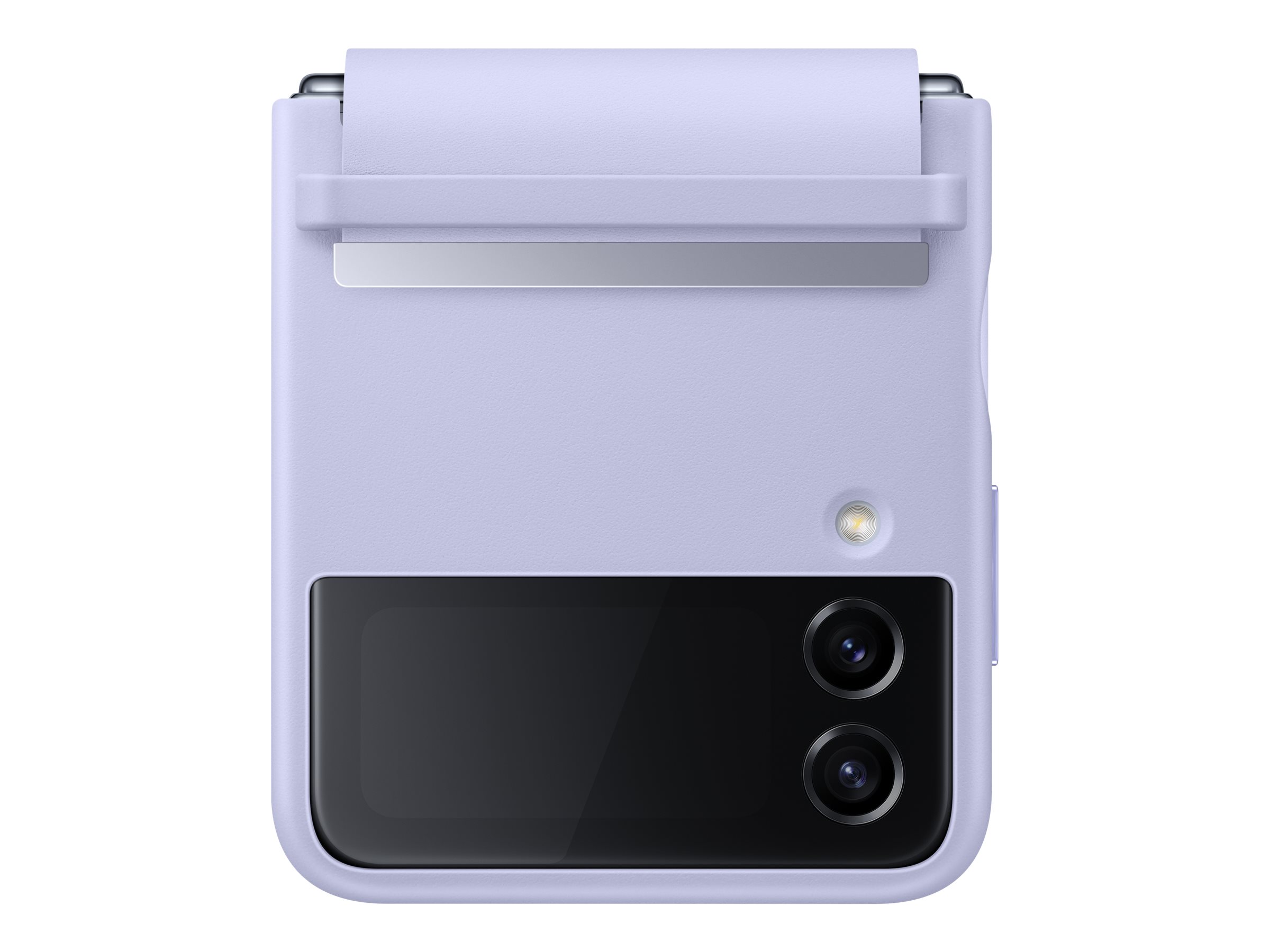 Samsung EF-VF721 - Hintere Abdeckung für Mobiltelefon - Leder - Serene Purple - für Galaxy Z Flip4, Z Flip4 5G