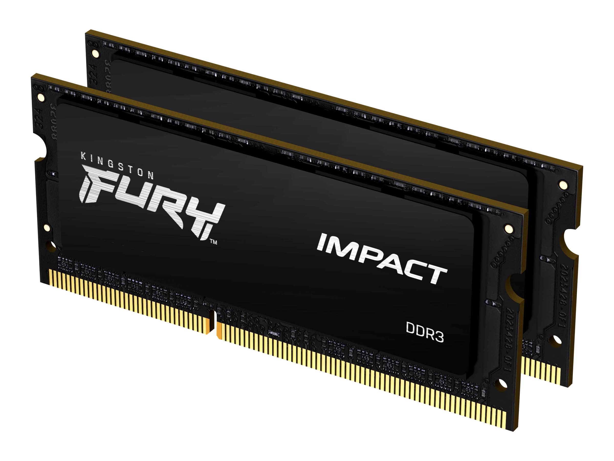 Kingston FURY Impact - DDR3L - Kit - 16 GB: 2 x 8 GB - SO DIMM 204-PIN - 1866 MHz / PC3L-14900
