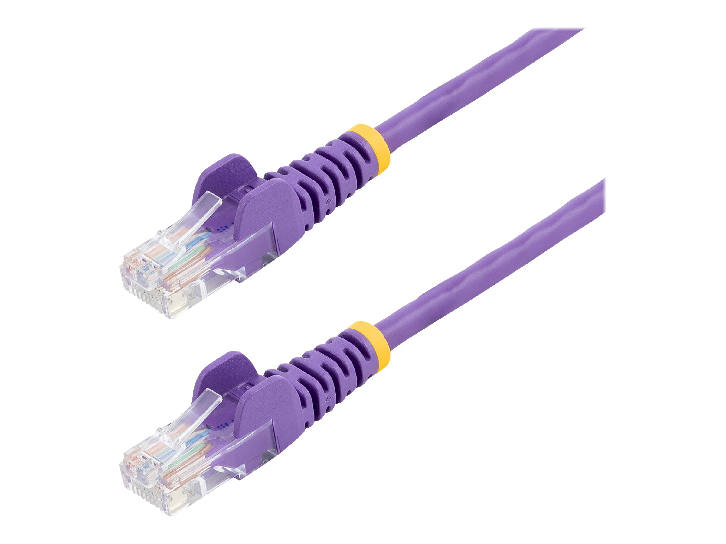StarTech.com 7m Cat5e Ethernet Netzwerkkabel Snagless mit RJ45 - Cat 5e UTP Kabel - Lila - Patch-Kabel - RJ-45 (M) zu RJ-45 (M) 