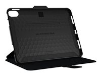 UAG Rugged Case for iPad 10.9 (10th Gen, 2022) - Scout Folio Black - Bildschirmschutz fr Tablet - Thermoplastisches Polyurethan