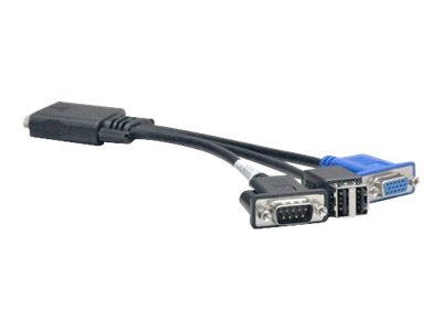 Lenovo - Tastatur- / Video- / Maus- (KVM-) Kabel - USB, DB-9, HD-15 (VGA) - fr NeXtScale nx360 M4 5455