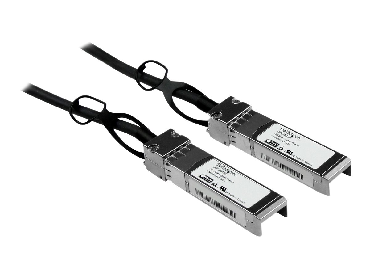 StarTech.com Cisco kompatibles SFP+ Twinax Kabel 2m - 10GBASE-CU SFP+ Direct Attach Kabel - passiv - 10Gigabit Kupfer Netzwerkka