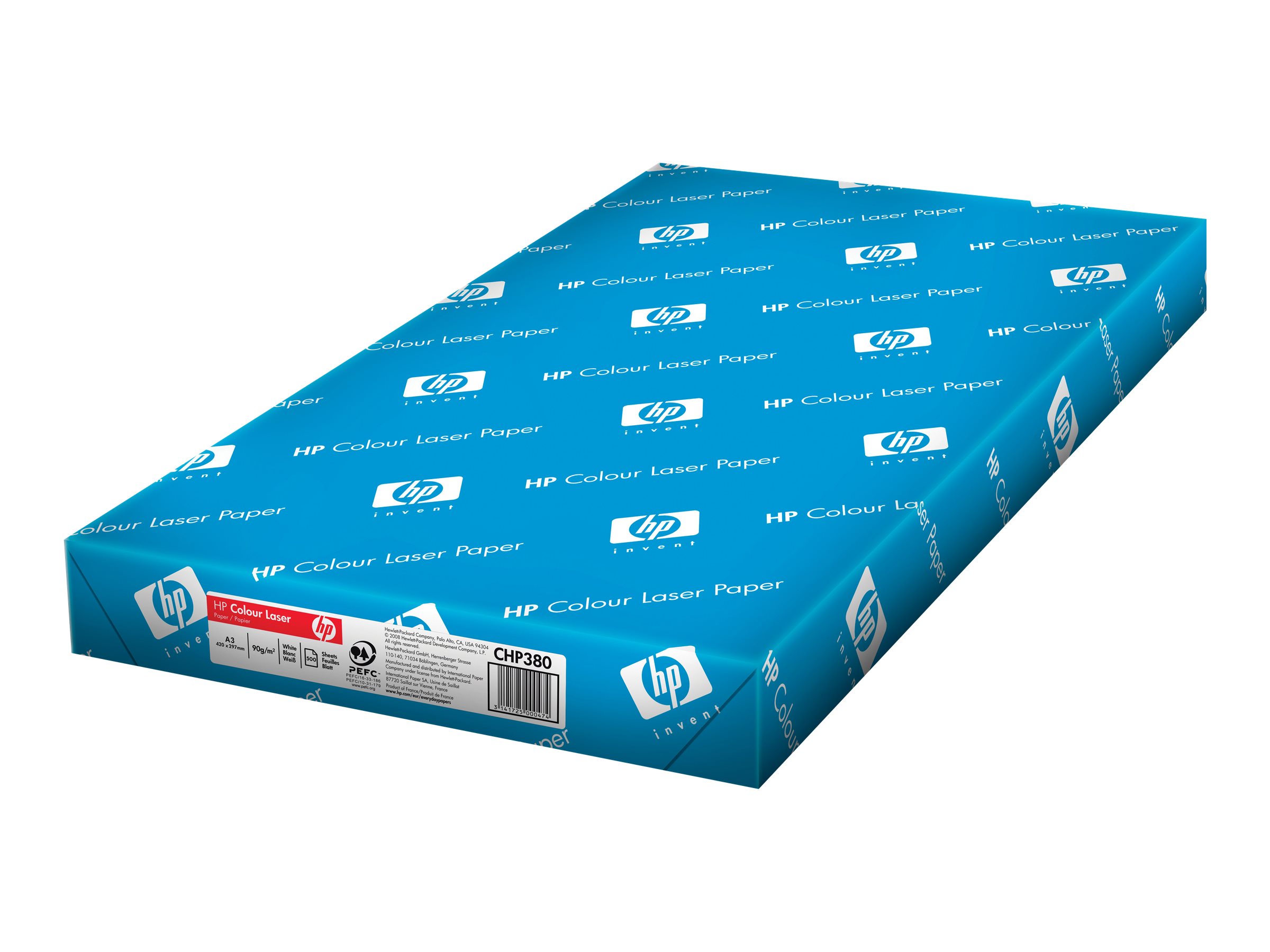 HP Color Laser Paper - A3 (297 x 420 mm) - 90 g/m² - 500 Stck. Normalpapier - für LaserJet Enterprise MFP M725; LaserJet Enterpr