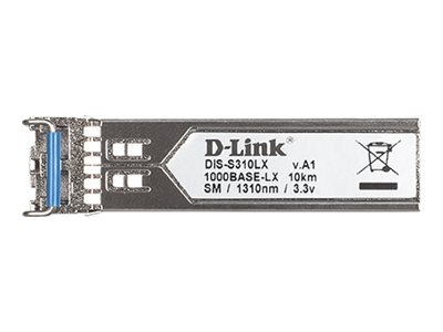 D-Link DIS S310LX - SFP (Mini-GBIC)-Transceiver-Modul - 1GbE - 1000Base-LX - LC Single-Modus - bis zu 10 km