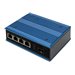 DIGITUS - Switch - industriell - unmanaged - 4 x 10/100 + 1 x Fast Ethernet SFP (uplink) - an DIN-Schiene montierbar