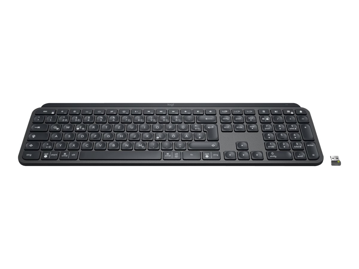 Logitech MX Keys - Tastatur - hinterleuchtet - Bluetooth - QWERTZ - Deutsch