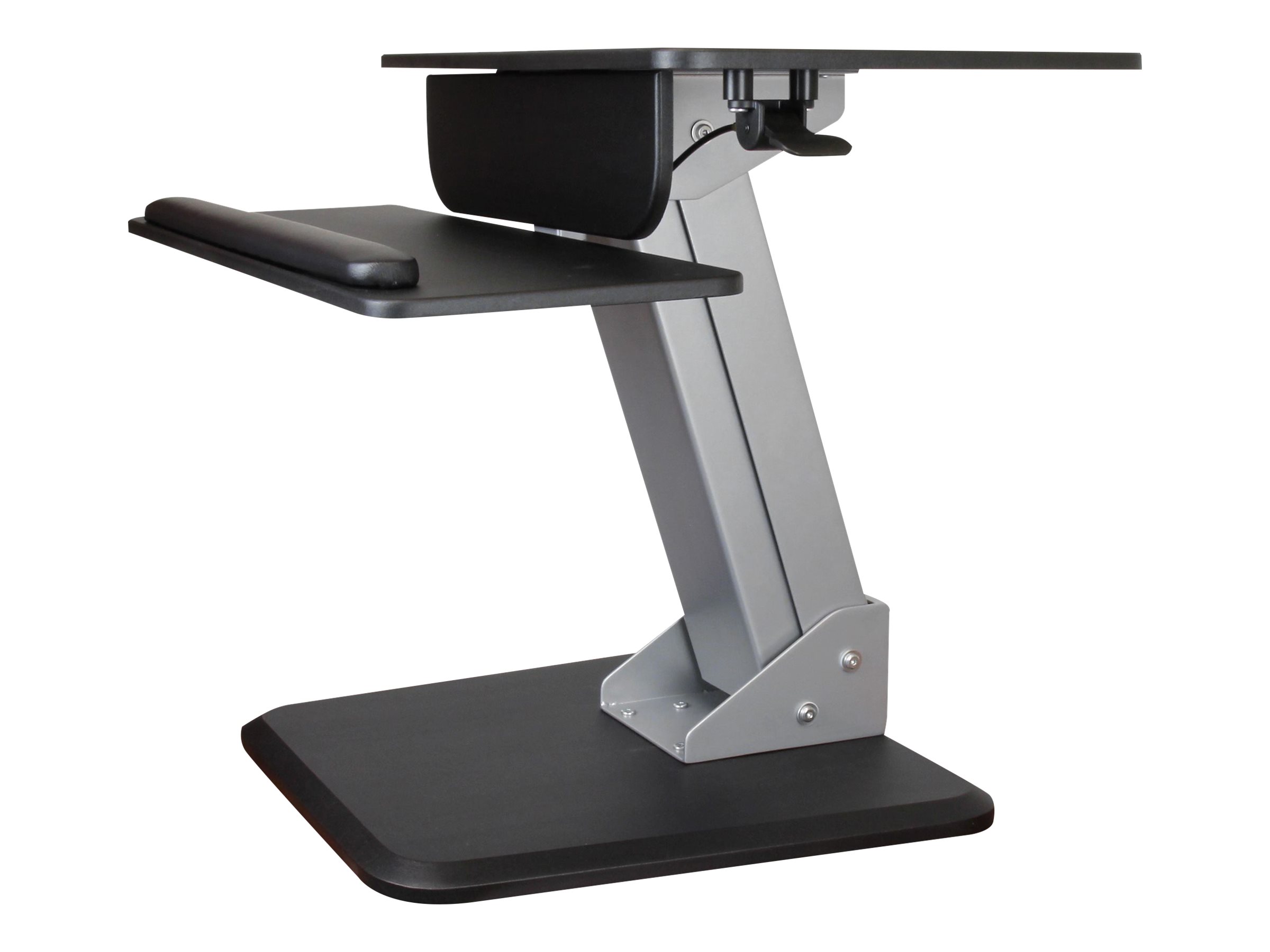 StarTech.com Height Adjustable Standing Desk Converter - Sit Stand Desk with One-finger Adjustment - Ergonomic Desk (ARMSTS) - B