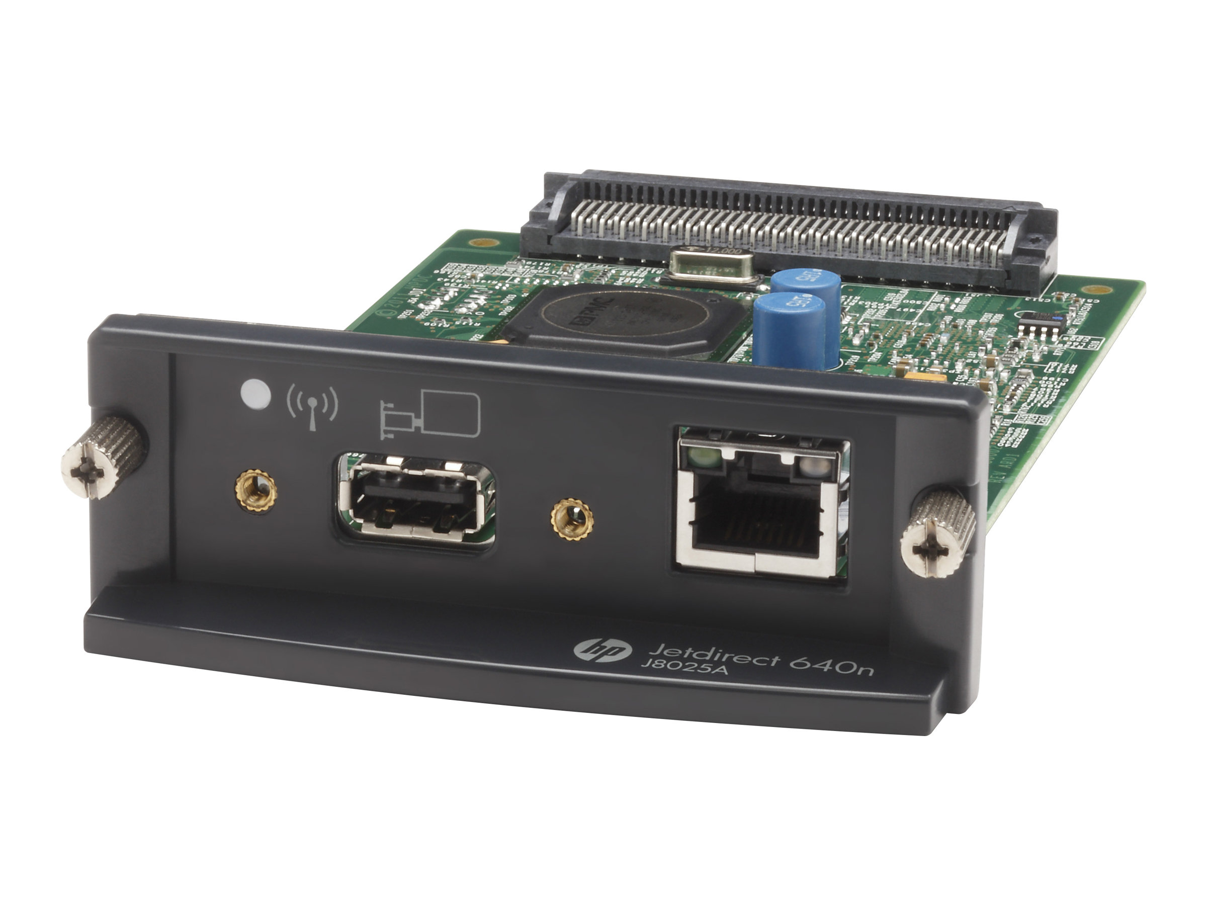 HP JetDirect 640n - Druckserver - EIO - Gigabit Ethernet - für DesignJet HD Pro MFP, SD Pro MFP, T1120, T2300, Z2600, Z5600, Z66