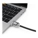 Compulocks Ledge Lock Adapter for MacBook Pro TB and Keyed Cable Lock - Sicherheitsschlossadapter - Silber - mit Kabelschloss mi