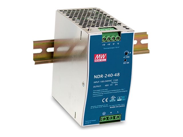 D-Link DIS N240-48 - Netzteil (DIN-Schienenmontage mglich) - 240 Watt - fr DIS 100G-5PSW