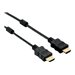 HDGear - HDMI-Kabel mit Ethernet - HDMI mnnlich zu HDMI mnnlich - 1 m - Doppelisolierung