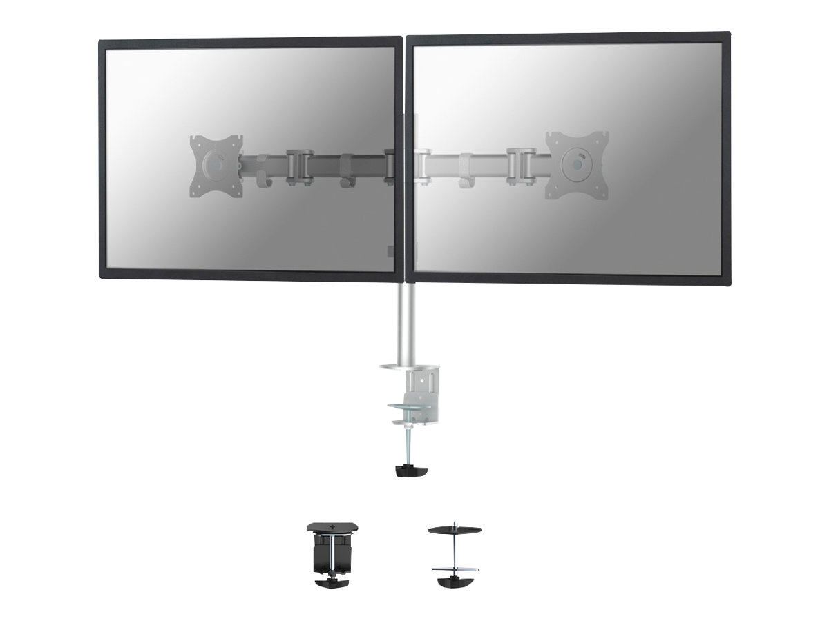 Neomounts NM-D135D - Befestigungskit - Voll beweglich - fr 2 LCD-Displays - Silber - Bildschirmgrsse: 25.4-68.6 cm (10