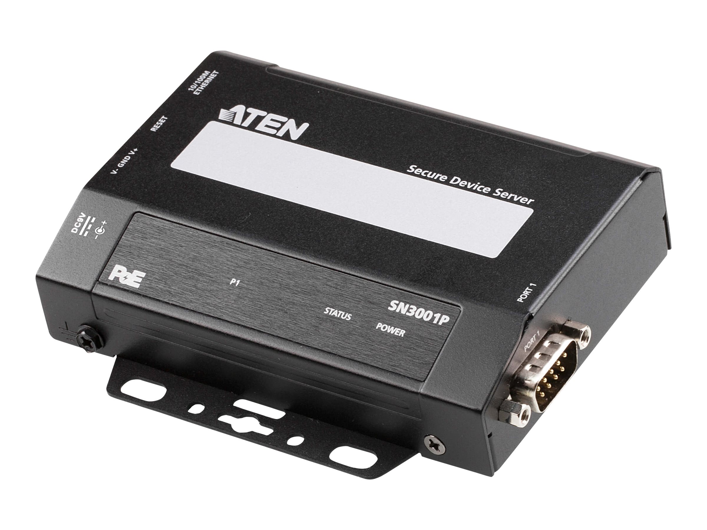 ATEN Altusen SN3000 series SN3001P - Geräteserver - 100Mb LAN, RS-232