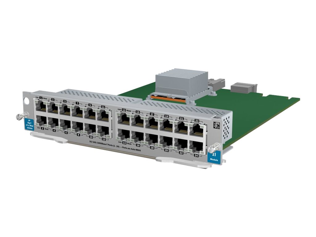 HPE Gig-T v2 zl - Erweiterungsmodul - Gigabit Ethernet x 24 - für HPE 8206, 8212; HPE Aruba 5406, 5412