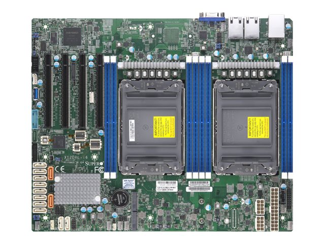 SUPERMICRO X12DPL-I6 - Motherboard - ATX - LGA4189-Sockel - 2 Untersttzte CPUs - C621A Chipsatz