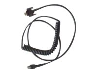 Zebra - USB-Kabel - USB (M) Verriegelung zu USB (M) - 2.74 m - gewickelt, Daumenschrauben - für Zebra DS3608, DS3678, LI3608, LI