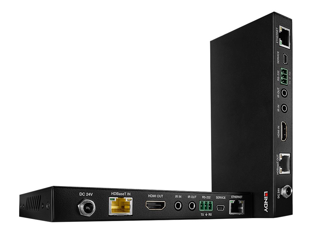 LINDY C6 HDBaseT HDMI 2.0 18G & IR Extender - Video/Audio/Infrarot/seriell/Netzwerkextender - HDBaseT - bis zu 100 m