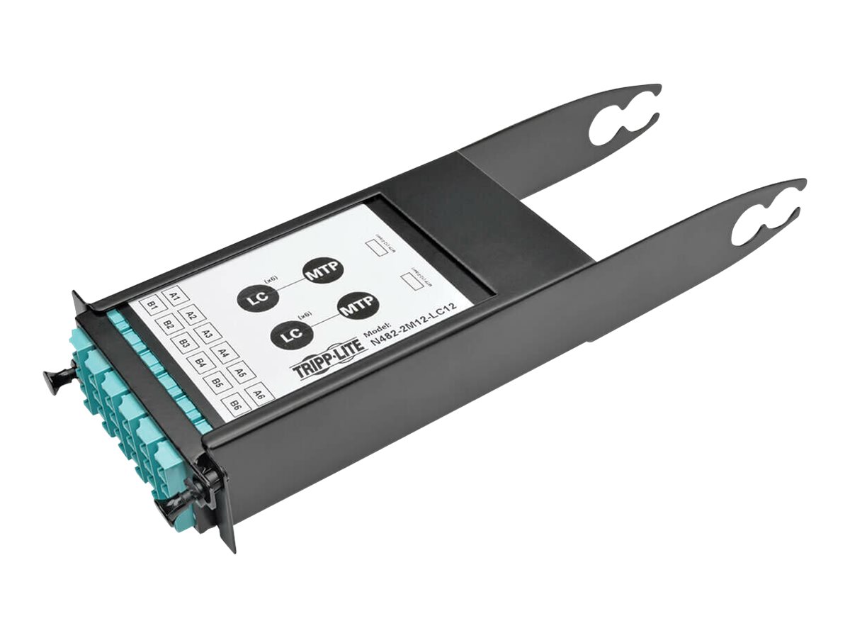 Tripp Lite High-Density Fiber Cassette Sleeve 0URM, 1 Cassette Capacity - Faseroptik-Kassette-Montagehalterung - Schwarz - 0U