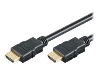 M-CAB - HDMI-Kabel mit Ethernet - HDMI mnnlich zu HDMI mnnlich - 1 m - Schwarz