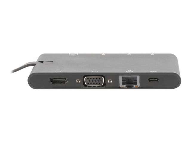 DIGITUS DA-70865 - Dockingstation - USB-C - VGA - 1GbE