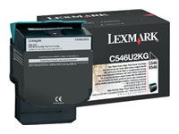 Lexmark - Besonders hohe Ergiebigkeit - Schwarz - Original - Tonerpatrone LCCP - fr Lexmark C546dtn, X546dtn, X548de, X548dte