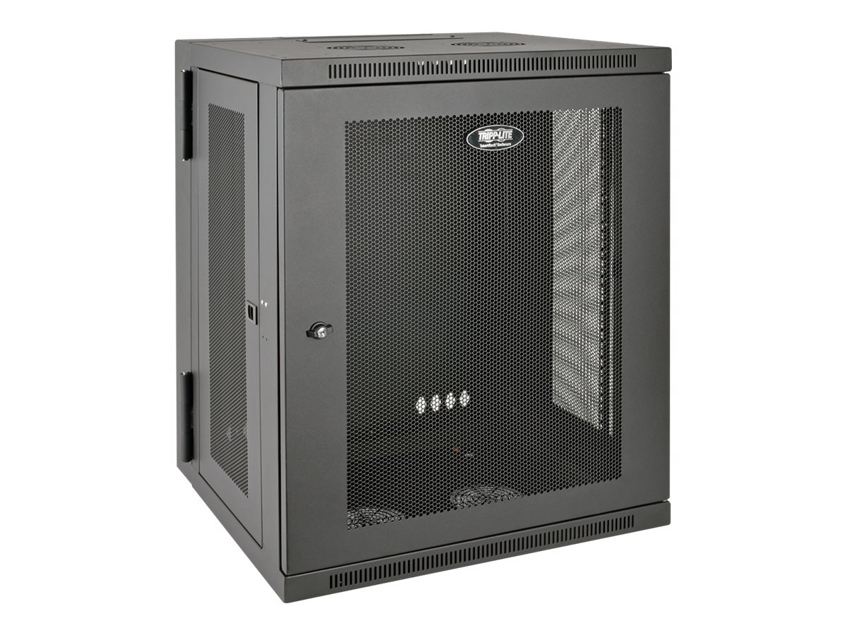 Tripp Lite 15U Wall Mount Rack Enclosure Server Cabinet Hinged Wallmount - Schrank Netzwerkschrank - geeignet fr Wandmontage - 