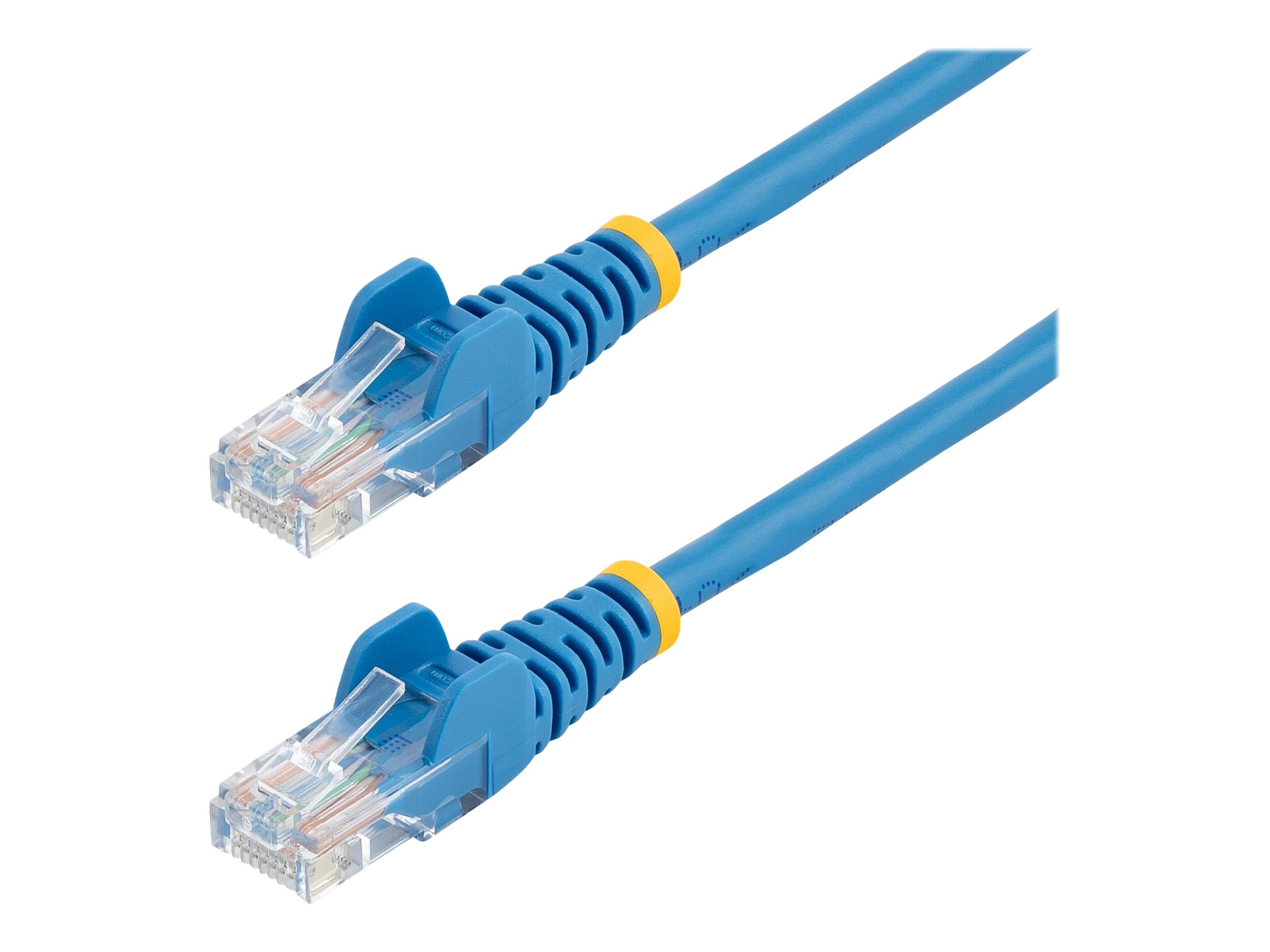 StarTech.com 0,5m Cat5e Ethernet Netzwerkkabel Snagless mit RJ45 - Cat 5e UTP Kabel - Blau - Patch-Kabel - RJ-45 (M) zu RJ-45 (M