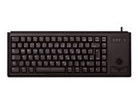 CHERRY Compact-Keyboard G84-4400 - Tastatur - USB - Englisch - Schwarz