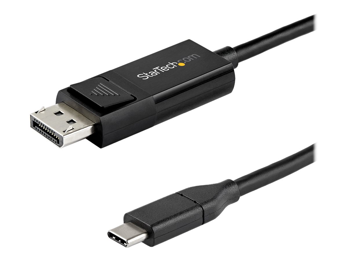 StarTech.com 3ft/1m USB C to DisplayPort 1.4 Cable 8K 60Hz/4K, Bidirectional DP to USB-C or USB-C to DP Reversible Video Adapter