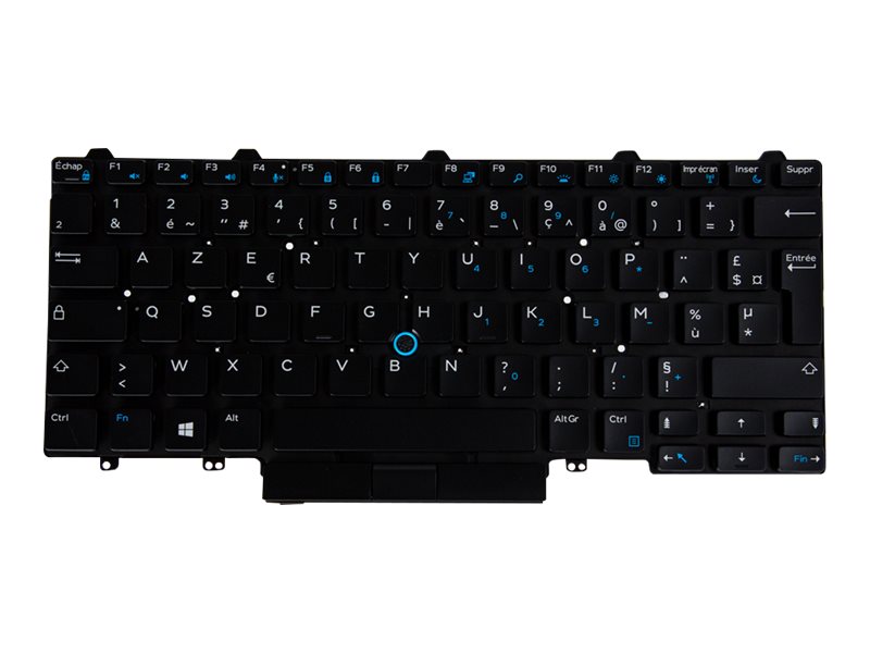 Dell - Tastatur - hinterleuchtet - Franzsisch - fr Dell Latitude 5400