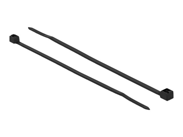 Delock - Kabelbinder - 10 cm - Schwarz (Packung mit 100)