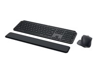 Logitech MX Keys S Combo - Tastatur-und-Maus-Set - hinterleuchtet - kabellos - Bluetooth LE - QWERTZ